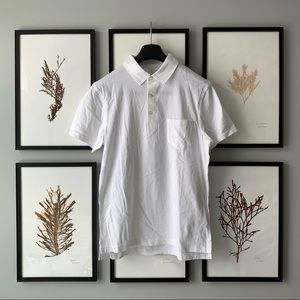 JCrew Men’s Broken-in Pocket Polo Shirt, Size Medium